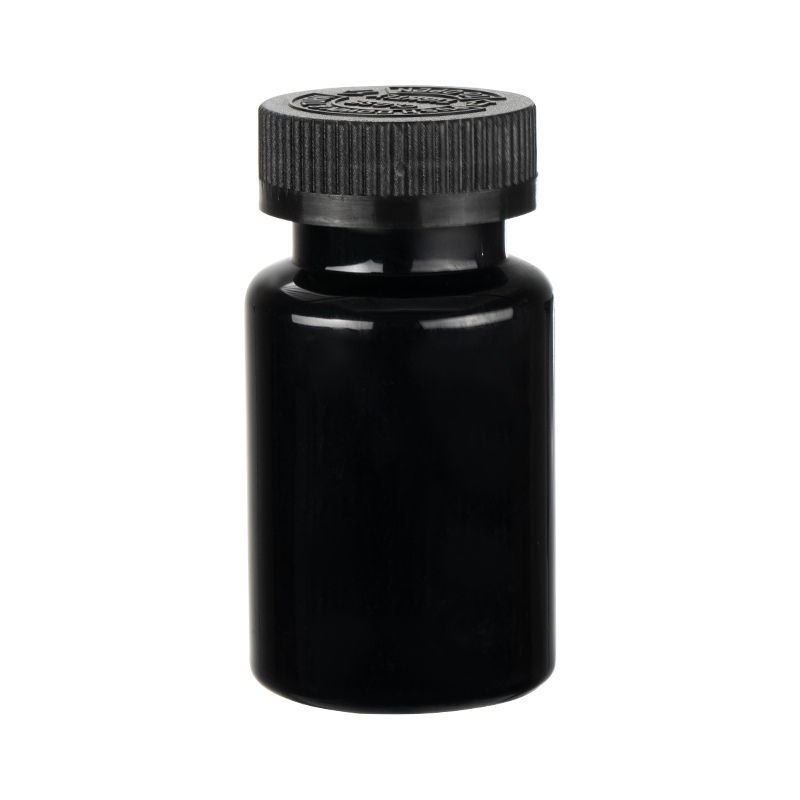 Garrafa redonda de pescoço alto PET 120ml