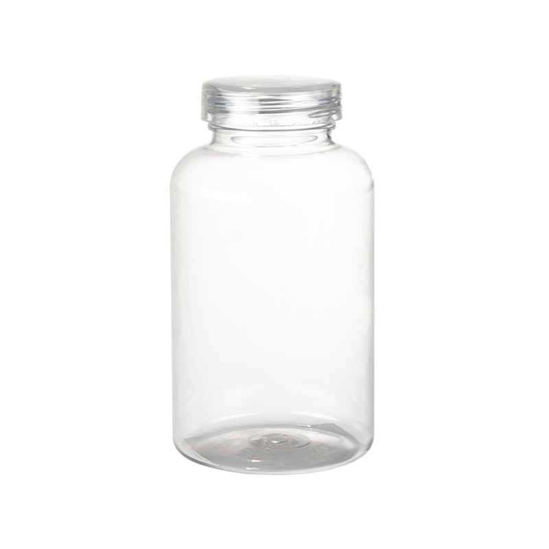 Garrafa redonda PET de qualidade alimentar de 350ml