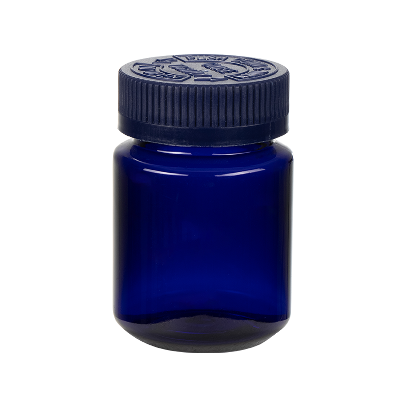 Garrafa Redonda Curta e Robusta PET 100ml
